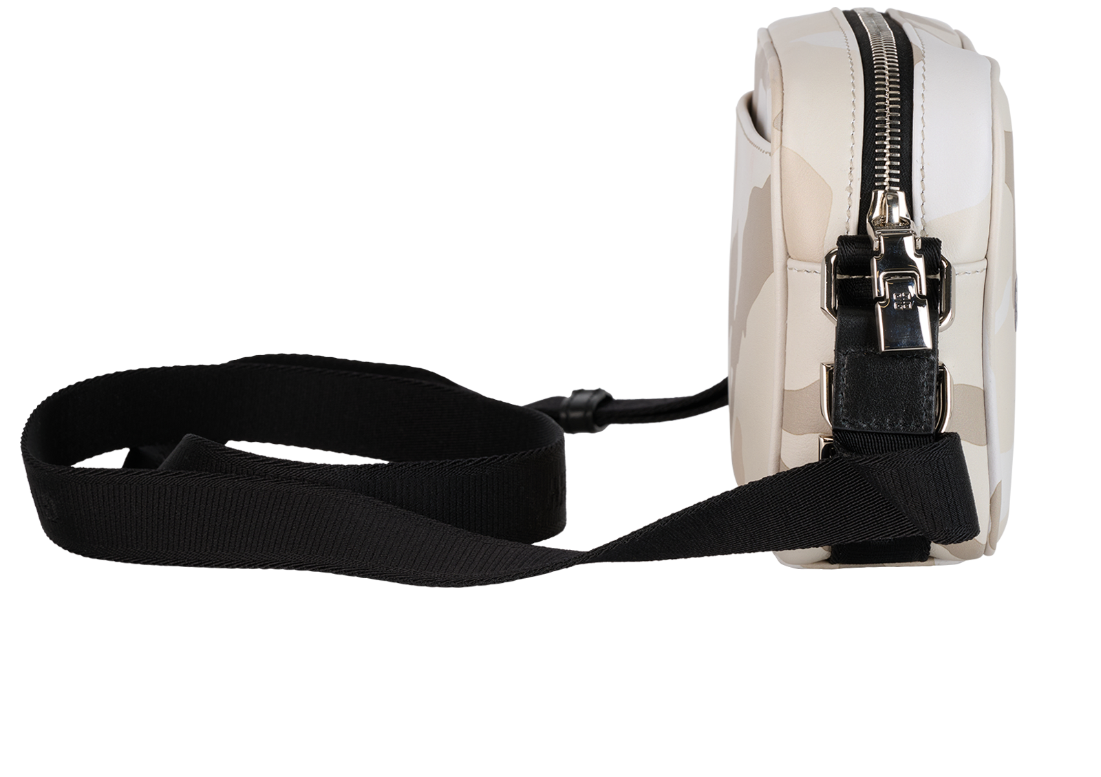 G Essentials Camera Bag, &pound;550, Handbags, Bronze/White, Leather, Side view